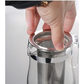 Chaleira Chá Vidro Infusor 750ml Bule Chá