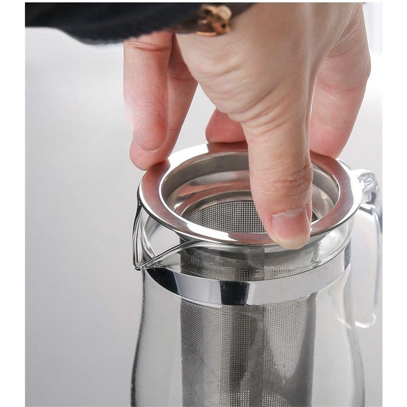 Chaleira Chá Vidro Infusor 750ml Bule Chá