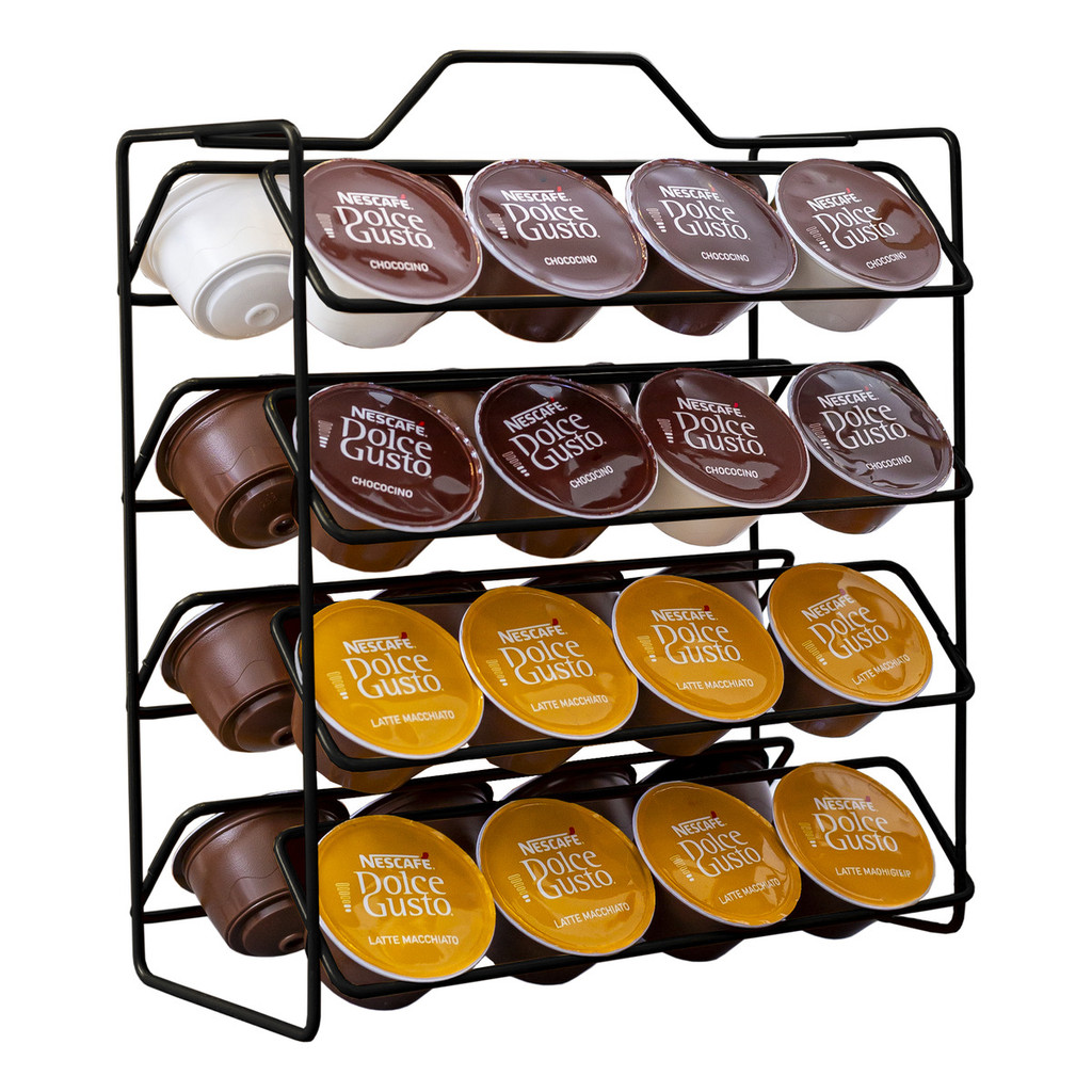 Suporte de Cápsulas de Café – Organização Elegante para Nespresso®, Dolce Gusto® e Três Corações