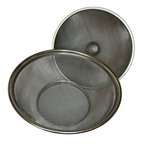 Fruteira de Mesa Inox com Tampa Telada Protetora de Alimentos Cesta Aramada Redonda